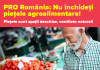 PRO România susţine deschiderea pieţelor! / declară Flavius Măduţa, preşedintele PRO România Arad, candidat la Camera Deputaţilor