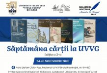 Săptămâna Cărții la Universitatea de Vest „Vasile Goldiș” din Arad